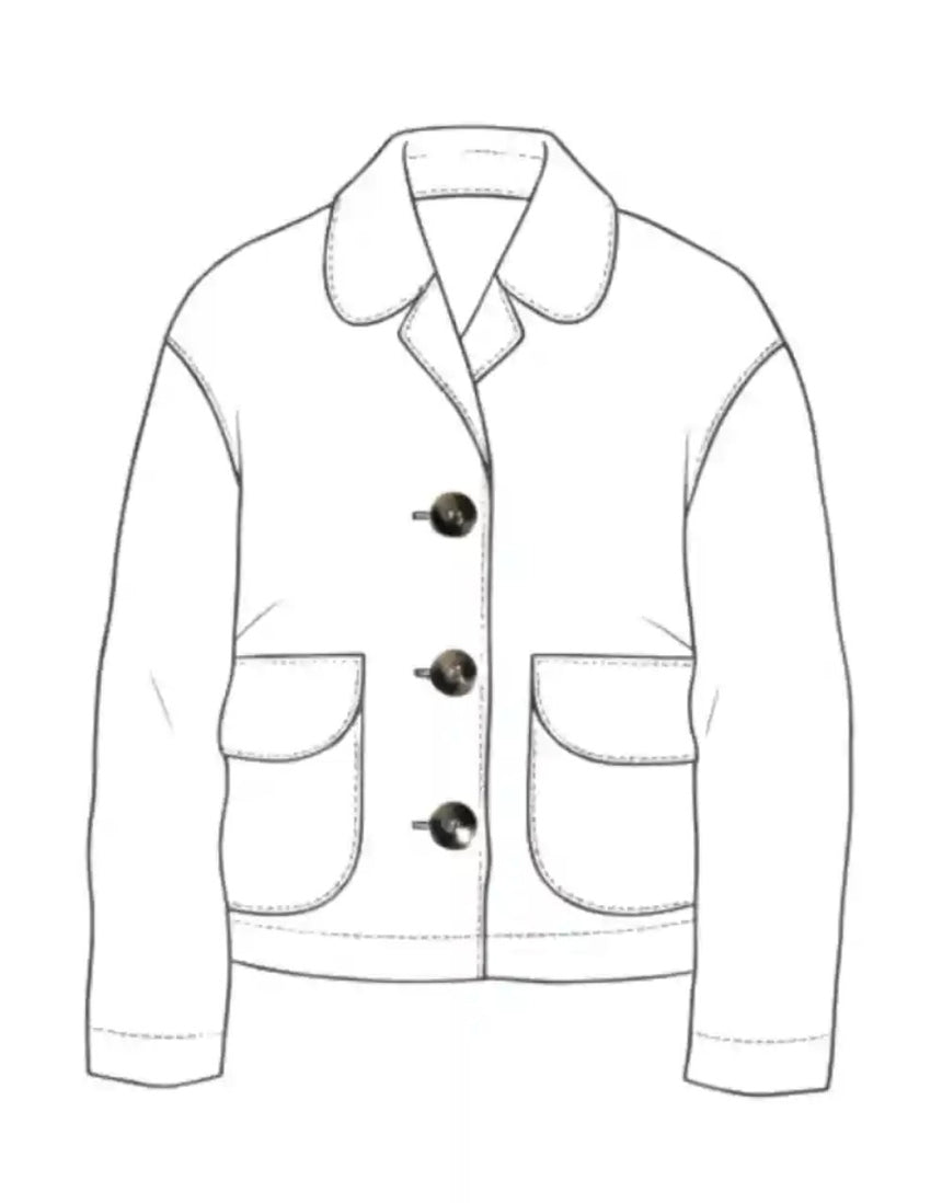Jo Jacket Paper Sewing Pattern, Ciao Patterns
