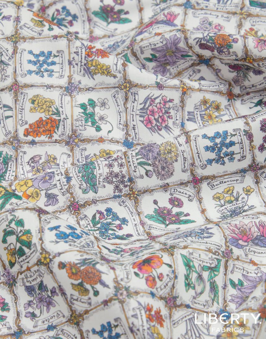 Liberty Fabrics Tana Lawn® Cotton Language of Flowers A