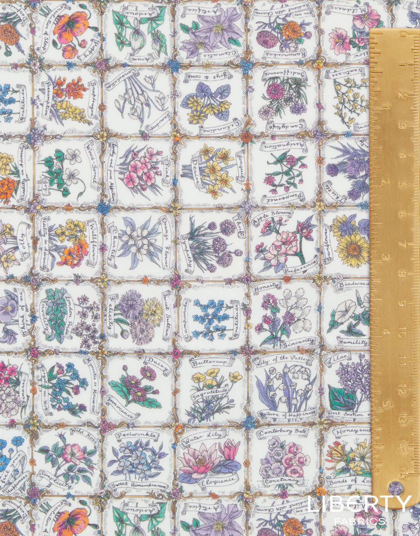 Liberty Fabrics Tana Lawn® Cotton Language of Flowers A