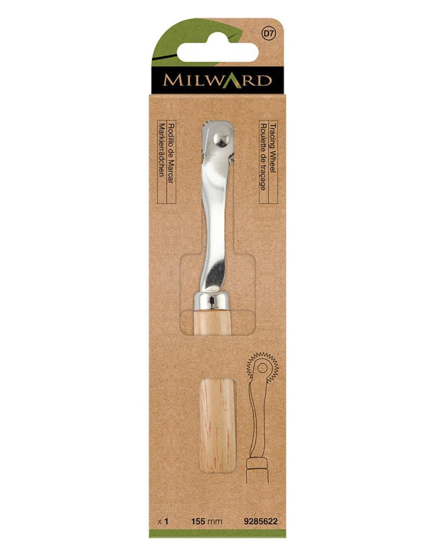 Milward Green Premium Tracing Wheel with Serrated Edge