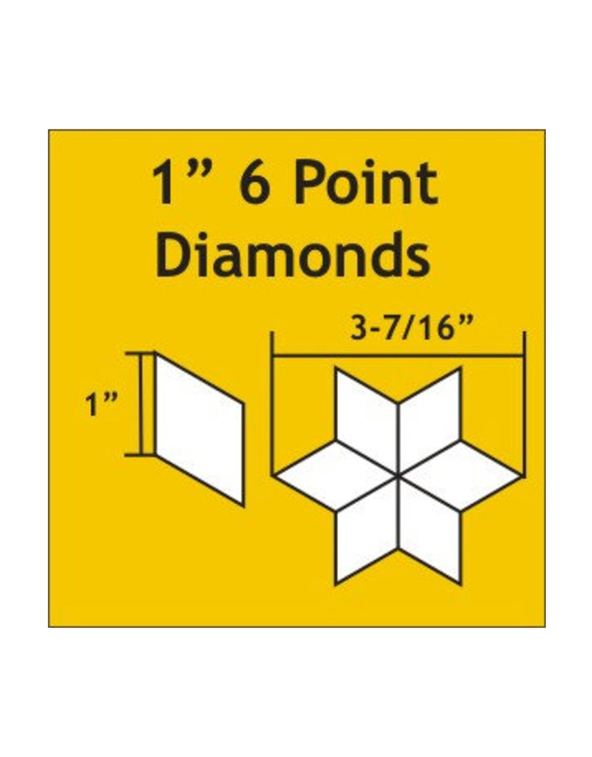 60 Degree Diamonds Paper Pieces for English Paper Piecing