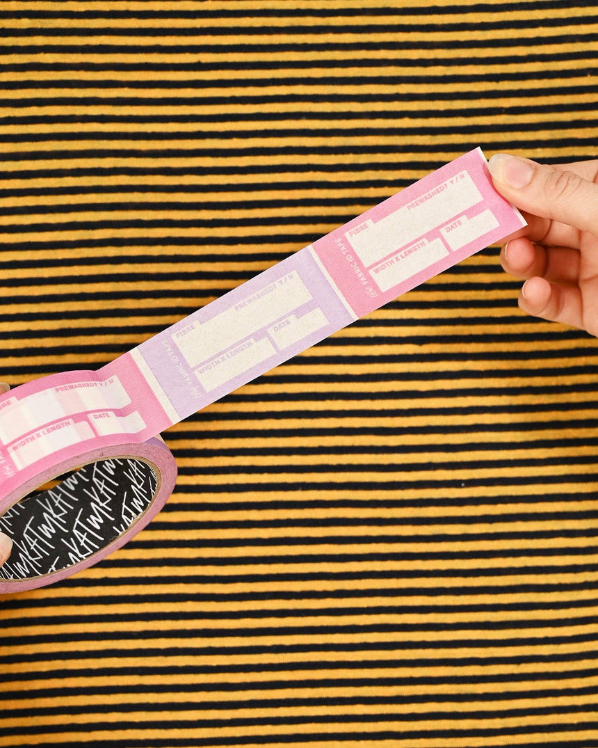Mini Fabric ID Tape, Kylie and the Machine