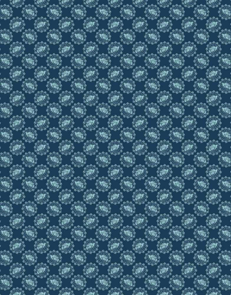 Soltice Peaceful Cotton Fabric, Cozy Christmas by Anna Maria Textiles
