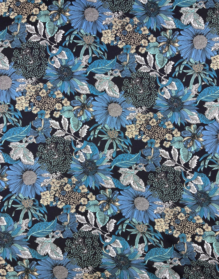 Liberty Fabrics Bickington Satin Viscose, Angelica Garla B