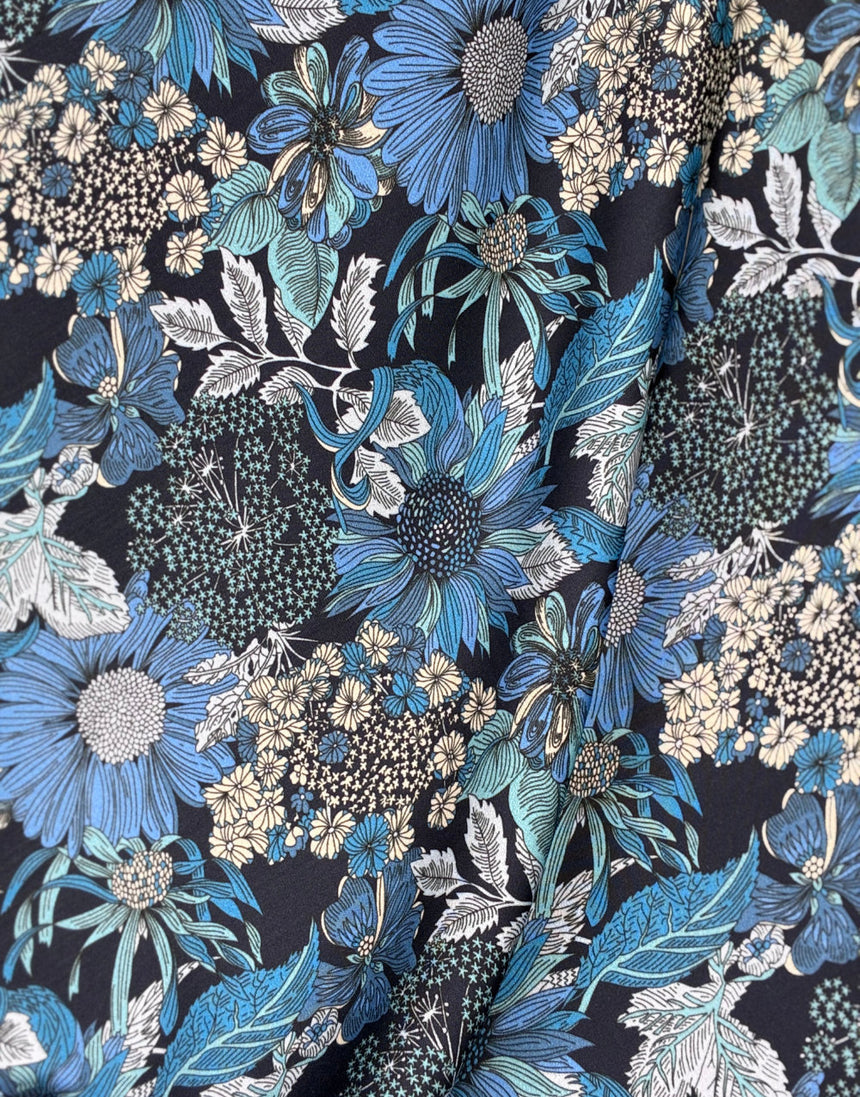 Liberty Fabrics Bickington Satin Viscose, Angelica Garla B