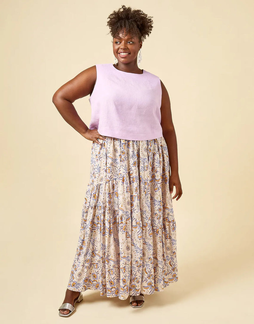 Azure Dress, Skirt and Top PDF Sewing Pattern, Closet Core