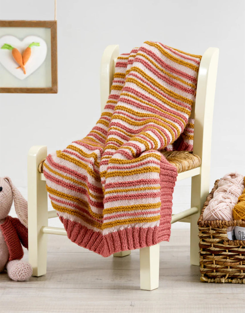 Bambi Knitted Baby Blanket Kit, West Yorkshire Spinners
