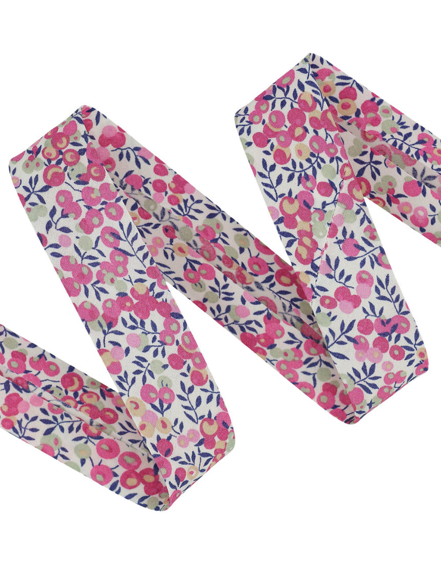 Liberty Fabrics Wiltshire Bud B Cotton Bias Binding, 25mm