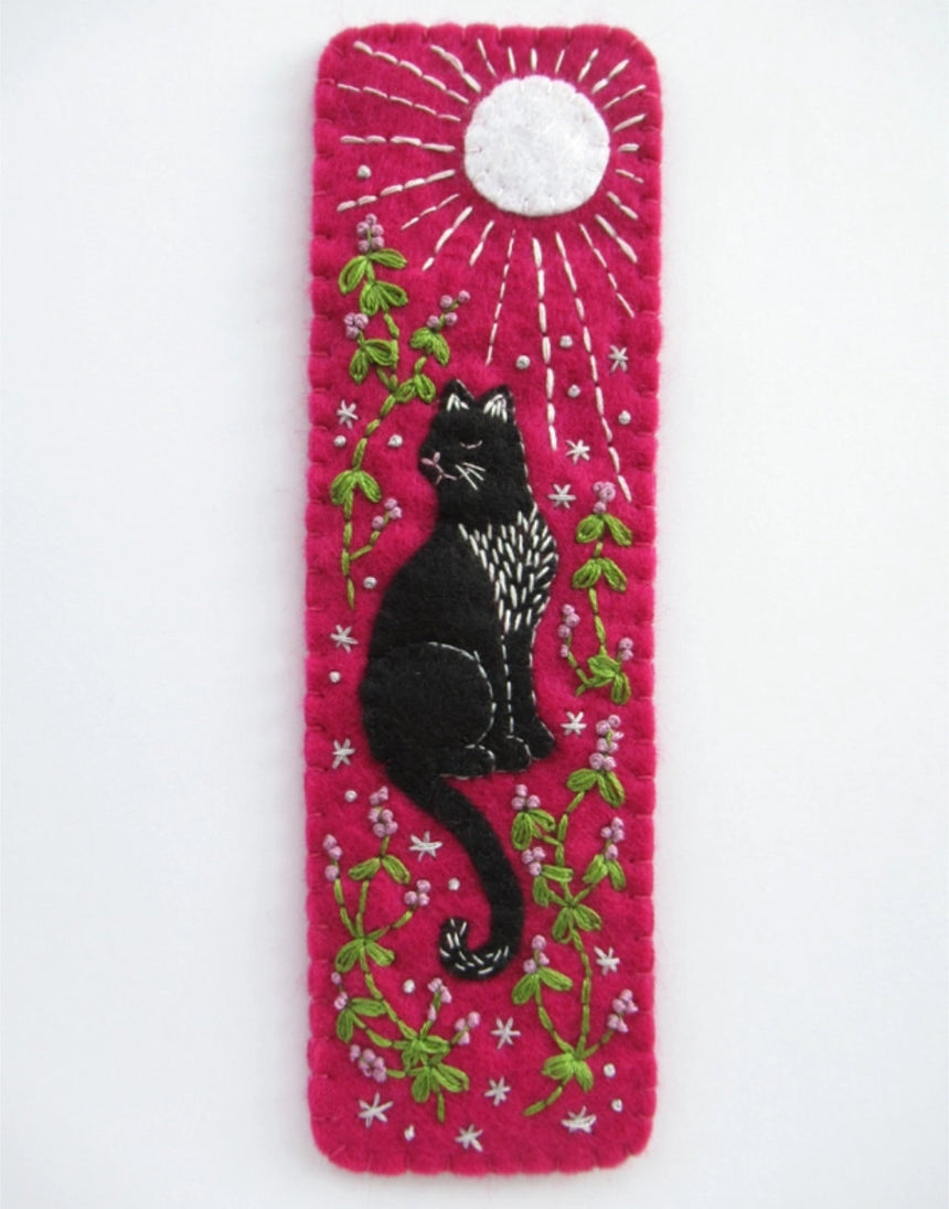 Black Cat Bookmark Felt Craft Kit, Hawthorn Handmade