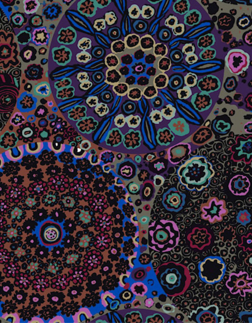 Millefiore Dark Cotton Lawn, Kaffe Fassett