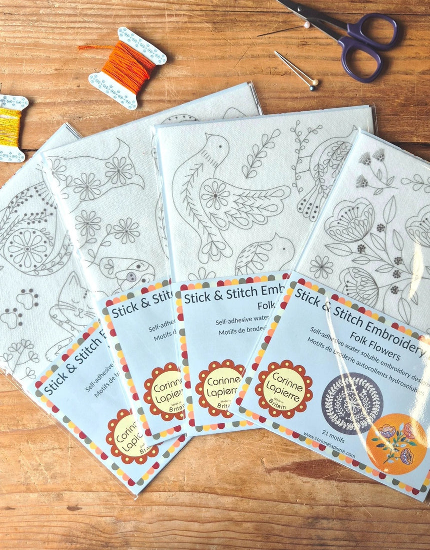 Stick & Stitch Embroidery Designs, Corinne Lapierre