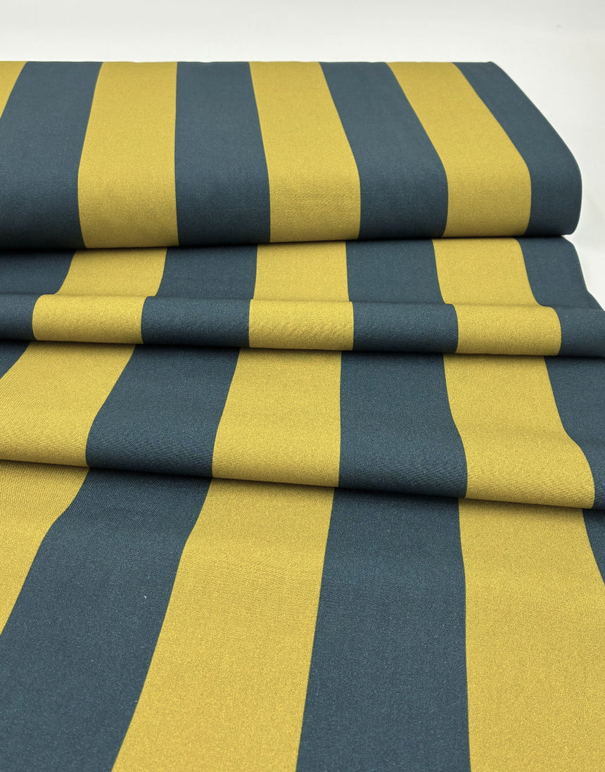 Beach Hut Stripe, Cotton Poplin Fabric, Light and Lush