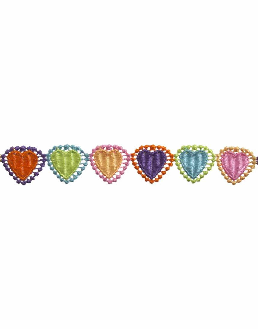 Decorative Heart Lace Trim