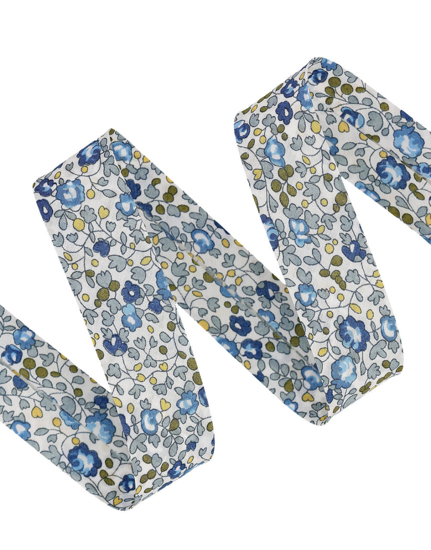 Liberty Fabrics Eloise E Cotton Bias Binding, 25mm