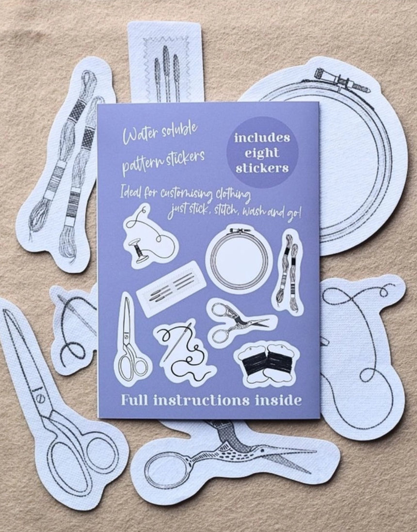 Embroidery Essentials Stick & Stitch Embroidery Patterns, Blackbird & Bloom