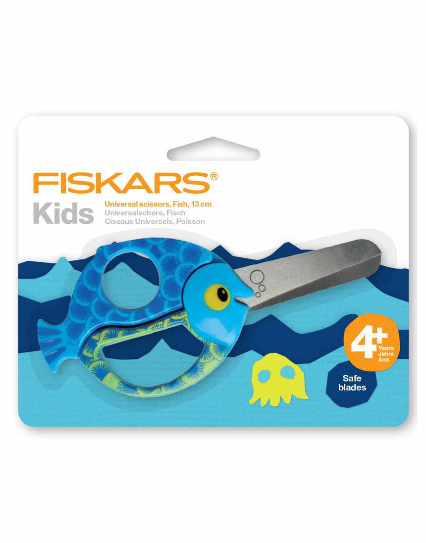 Fiskars Kid's Animal Scissors, Fish