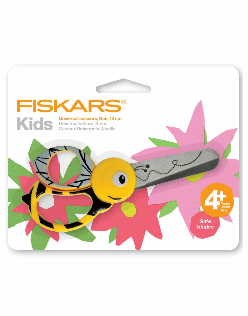Fiskars Kid's Animal Scissors, Bee