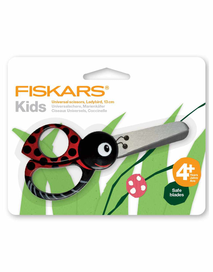 Fiskars Kid's Animal Scissors, Ladybird
