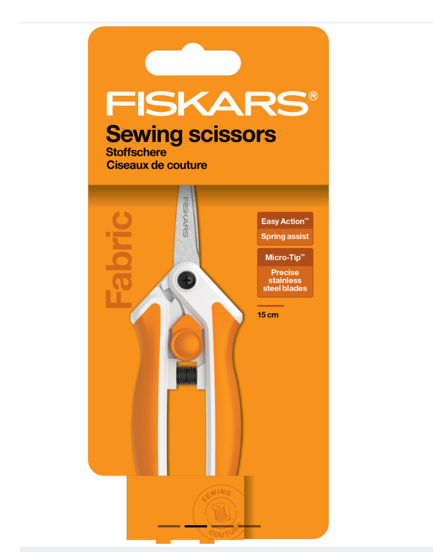 Easy Action Sewing Scissors 15cm, Fiskars