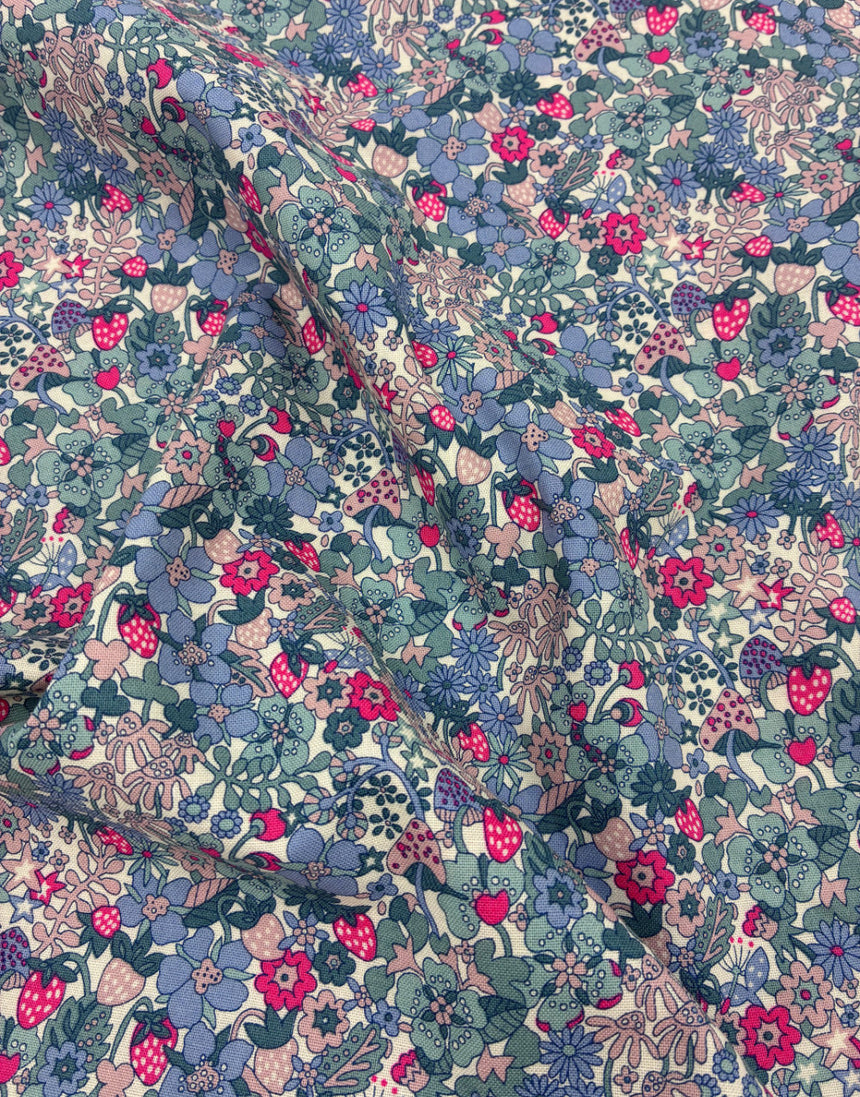 Liberty Fabrics Lasenby Quilting Cotton, Everlasting - Flowertop Forest A