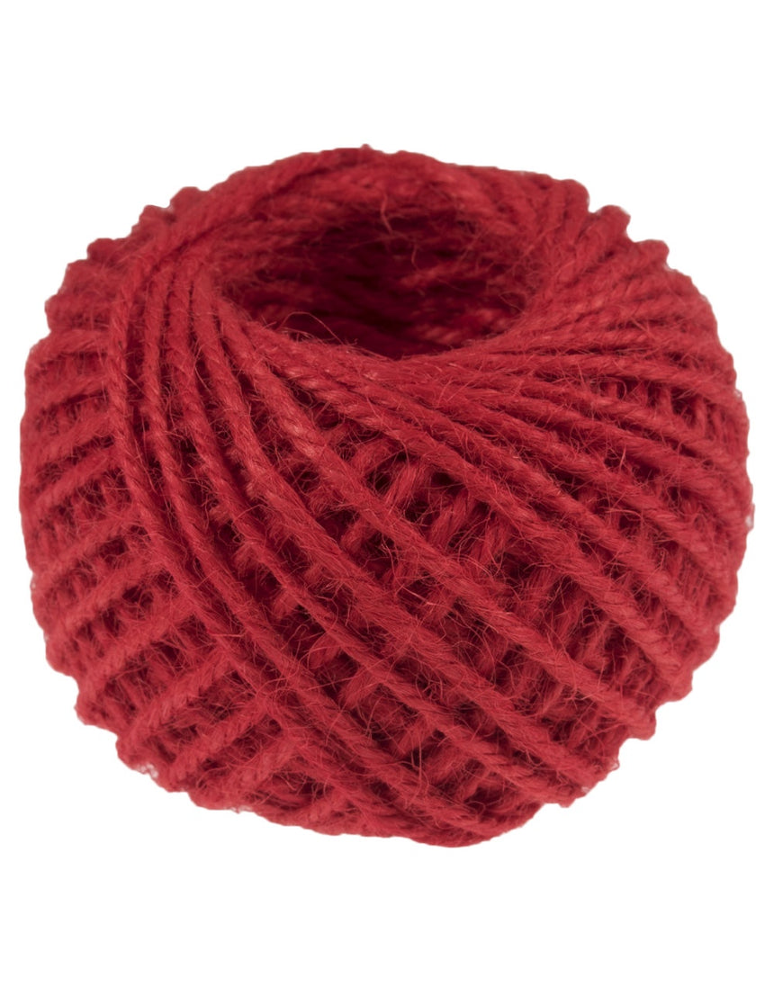 Ball of Red Jute String
