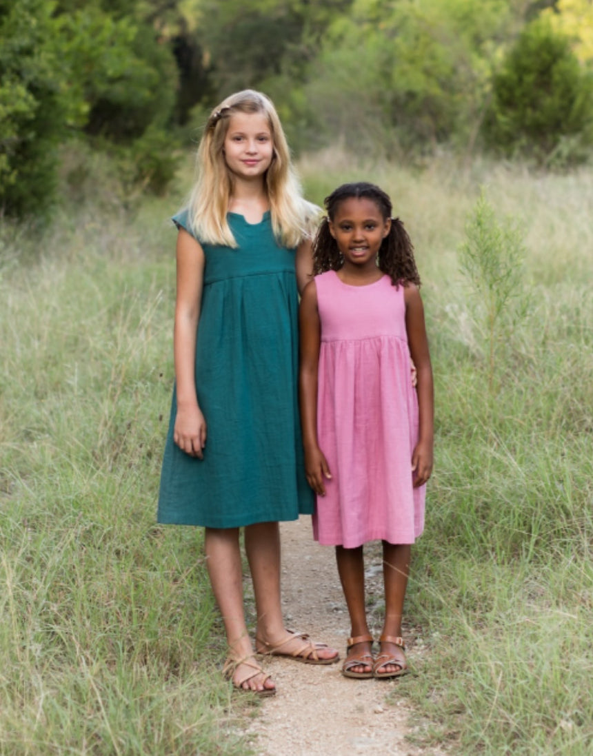 Geranium Girl's Dress (newborn - 12yr), Made by Rae Sewing Pattern