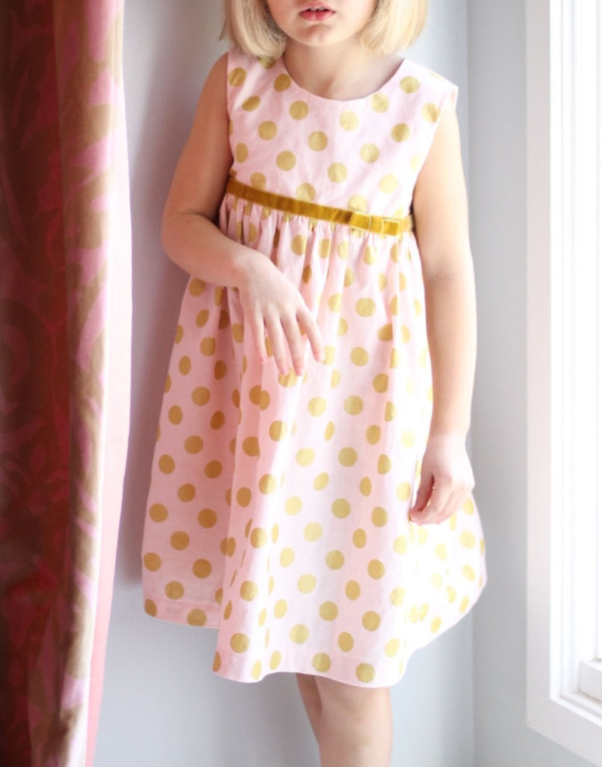 Geranium Girl's Dress (newborn - 12yr), Made by Rae Sewing Pattern