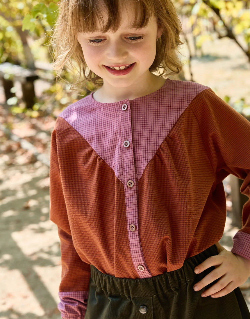 Gloria Girls Blouse Sewing Pattern, Atelier Jupe