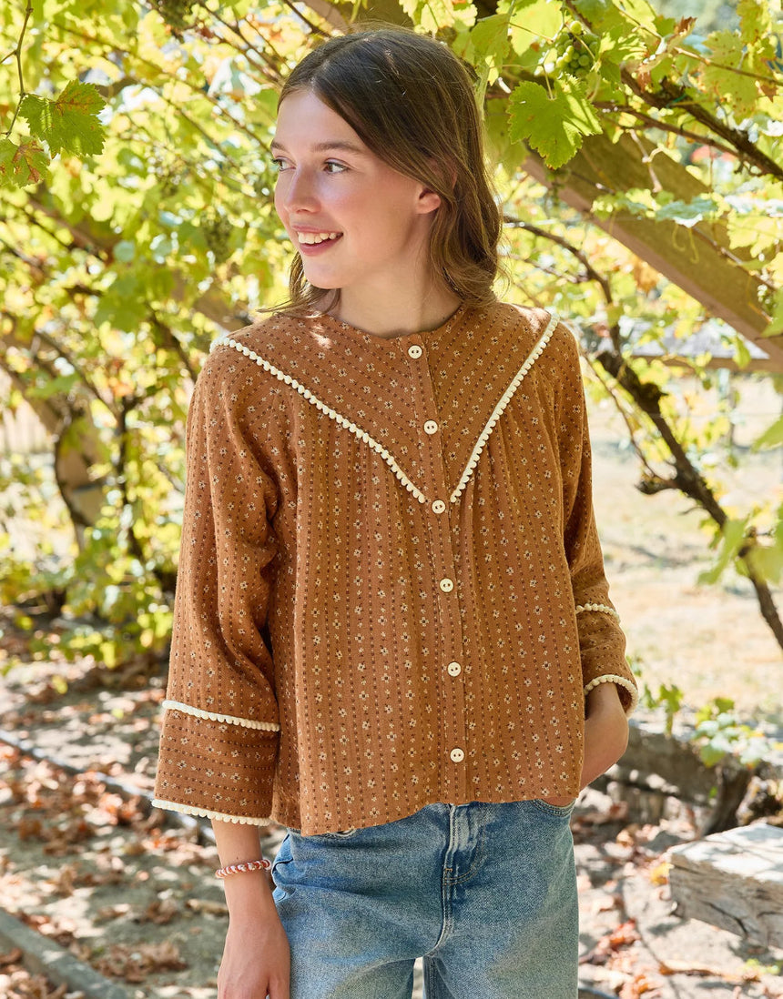 Gloria Girls Blouse Sewing Pattern, Atelier Jupe