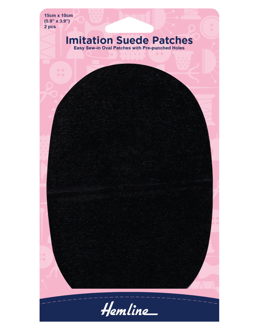 Sew-in Imitation Suede Patches