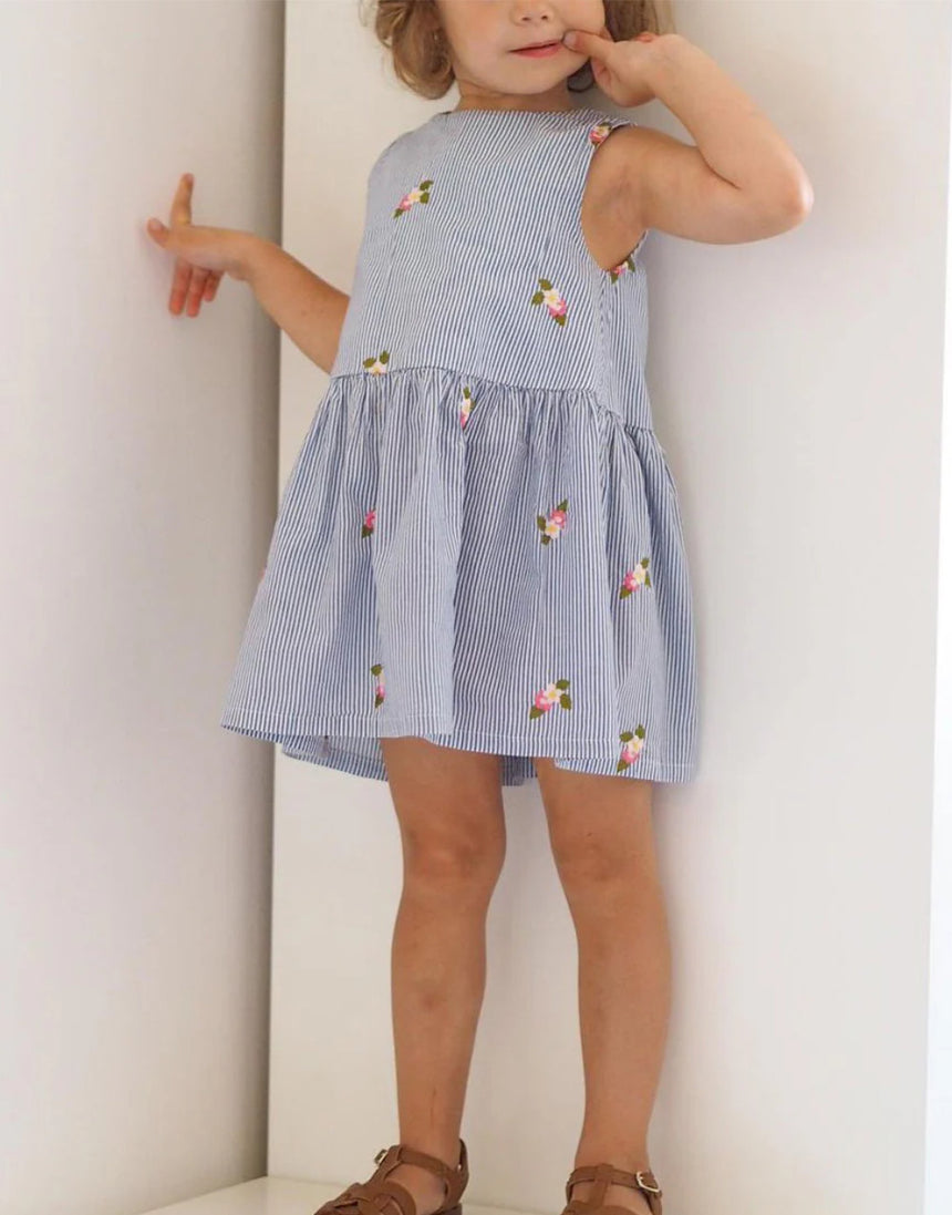 Helsinki Baby Dress Sewing Pattern (6m - 4y), Ikatee