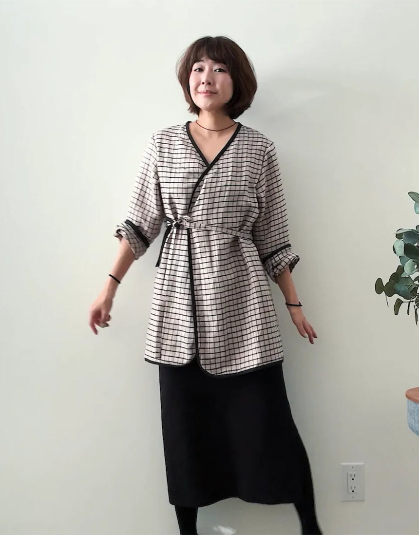 Hanbok Shirt and Coat PDF Pattern, Sewing Therapy