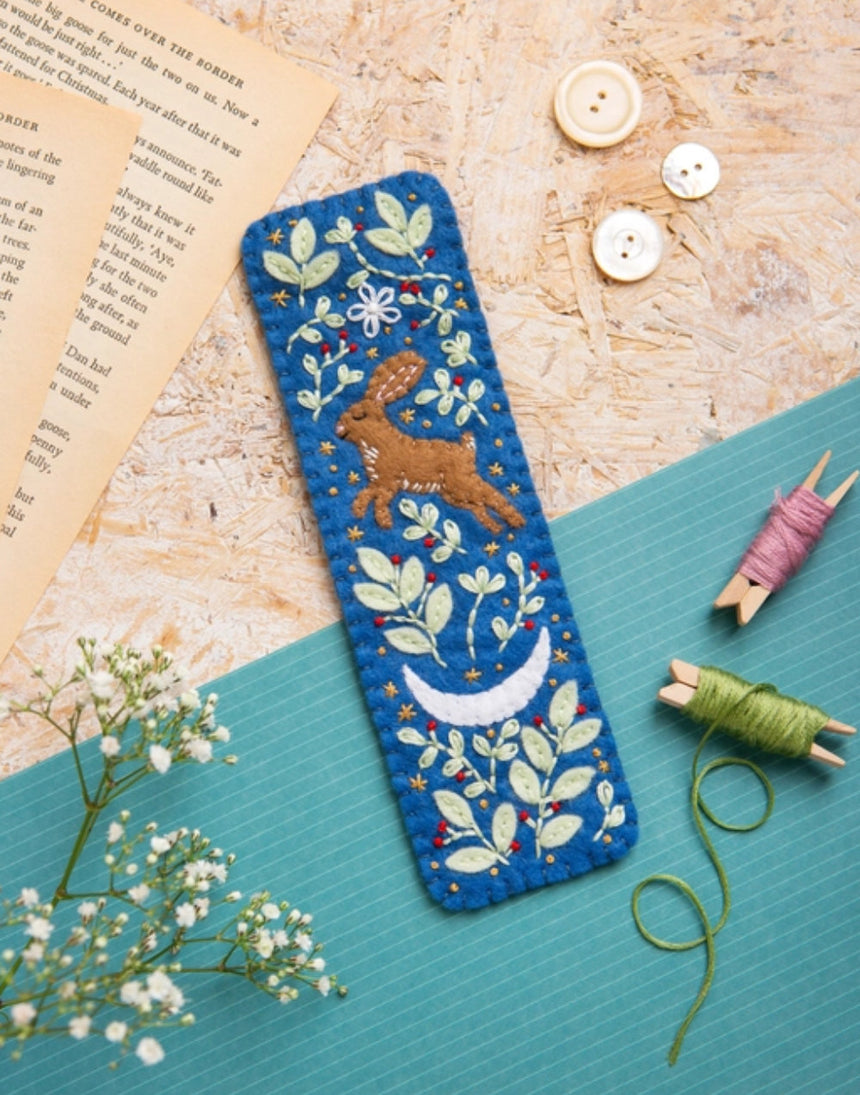Hare Bookmark Felt Craft Kit, Hawthorn Handmade