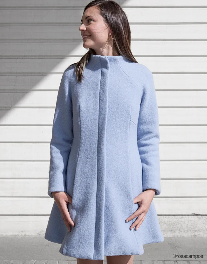 Hemisfèric Coat PDF Sewing Pattern, Pauline Alice