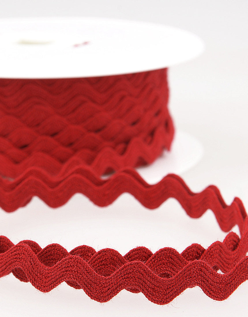 Small Ric Rac Trim, Various Colours