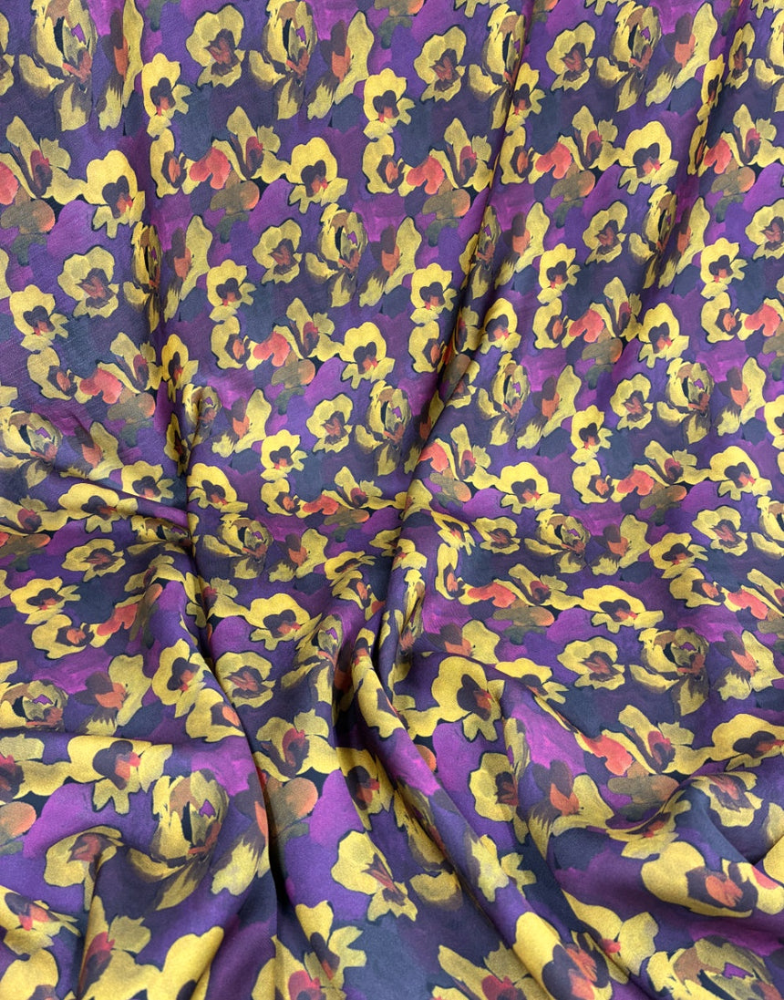 Liberty Fabrics Bickington Satin Viscose, Jemma Rose A