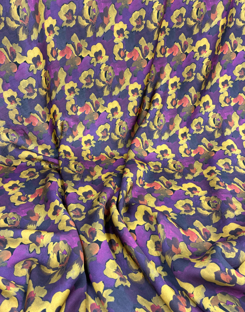 Liberty Fabrics Bickington Satin Viscose, Jemma Rose A