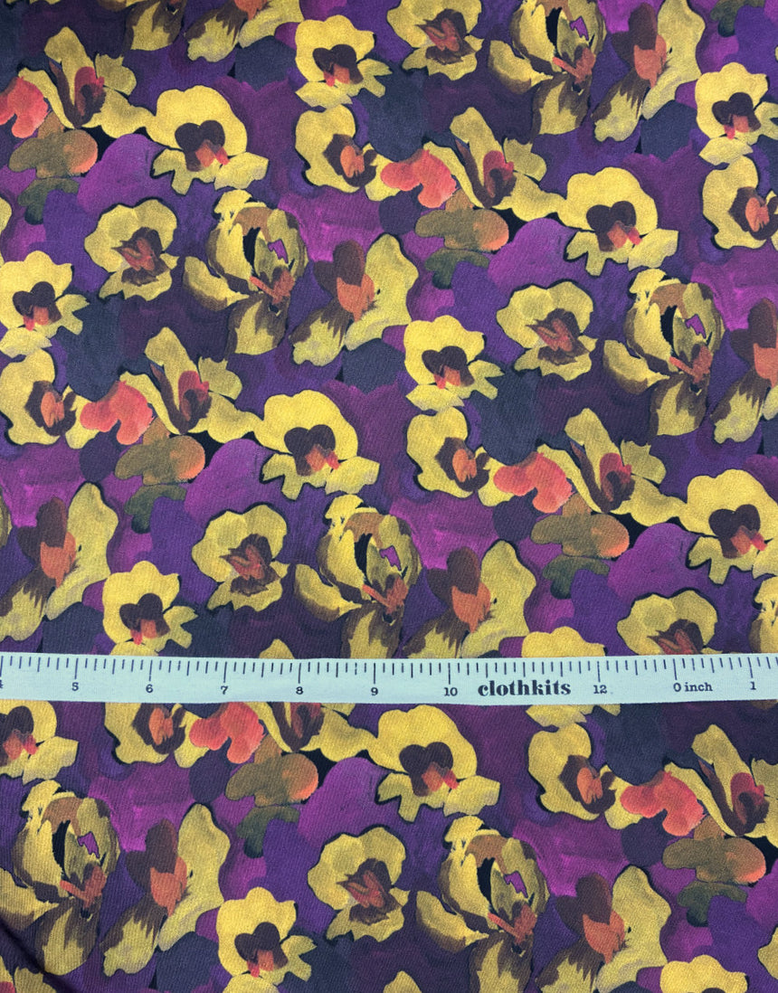 Liberty Fabrics Bickington Satin Viscose, Jemma Rose A