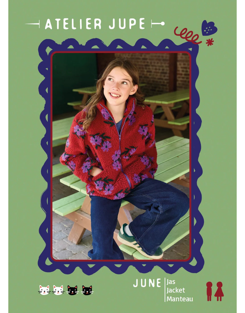 June Kids Jacket Sewing Pattern, Atelier Jupe