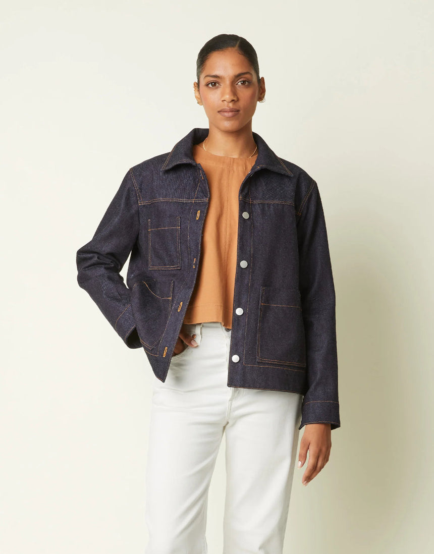 La Veste Workwear Jacket Sewing Pattern, Atelier Brunette