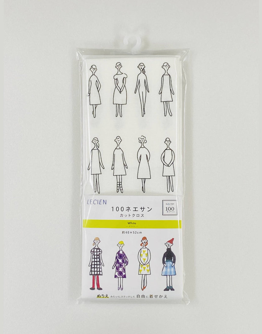 COSMOS 100 Ladies Embroidery Fabric Panel