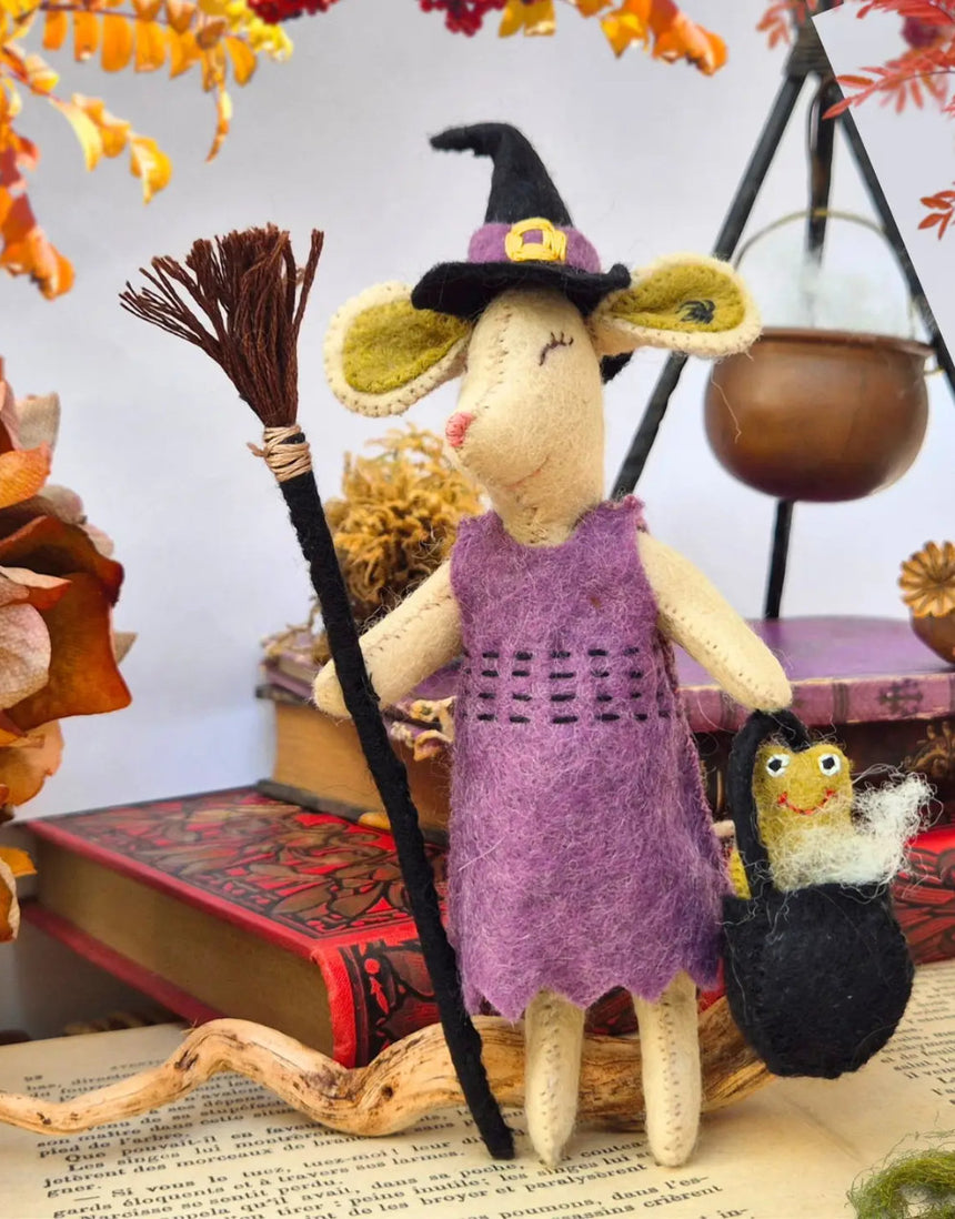 Little Mouse is a Witch Felt Craft Mini Kit, Corinne Lapierre
