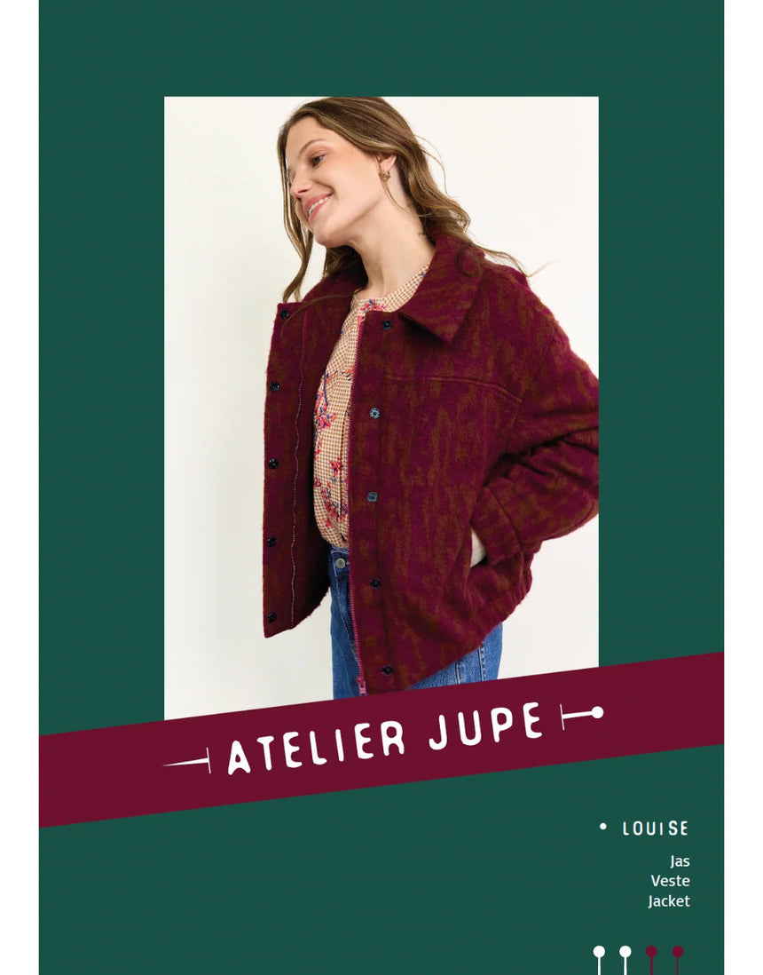 Louise Jacket Paper Sewing Pattern, Atelier Jupe