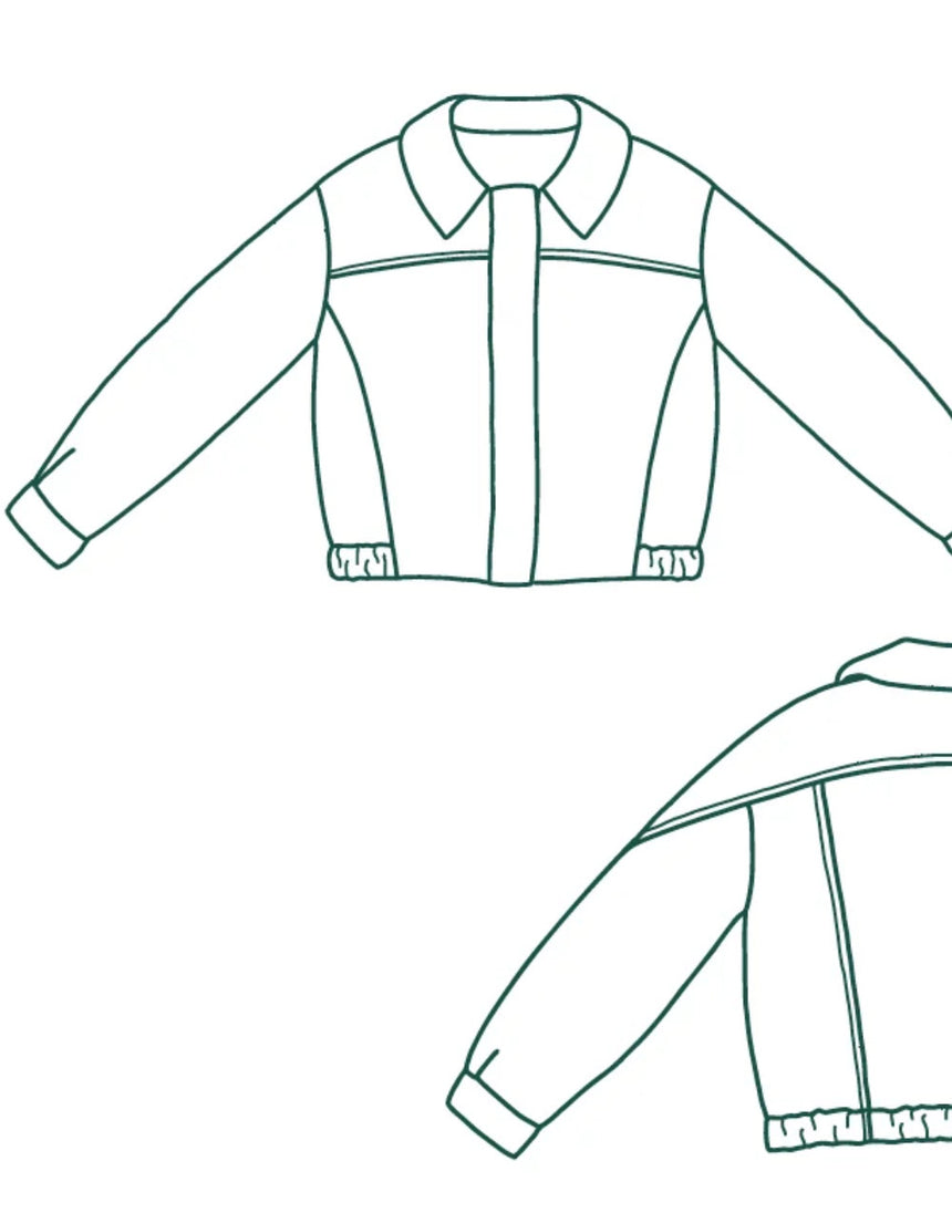 Louise Jacket Paper Sewing Pattern, Atelier Jupe