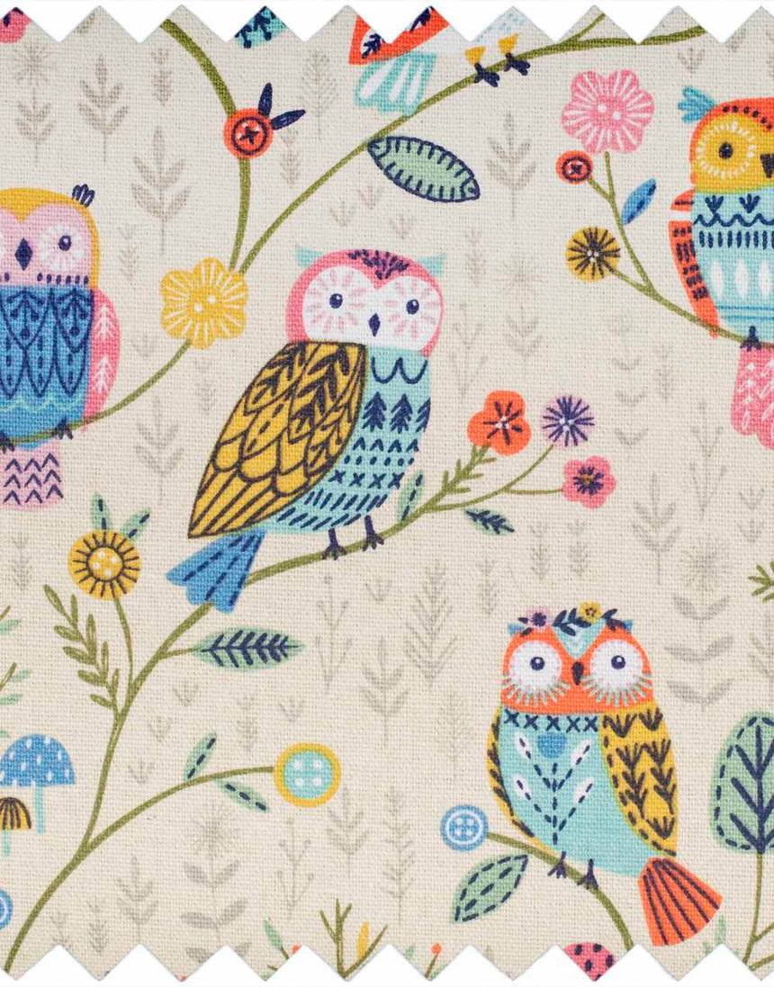 Owl Medium Sized Sewing Box