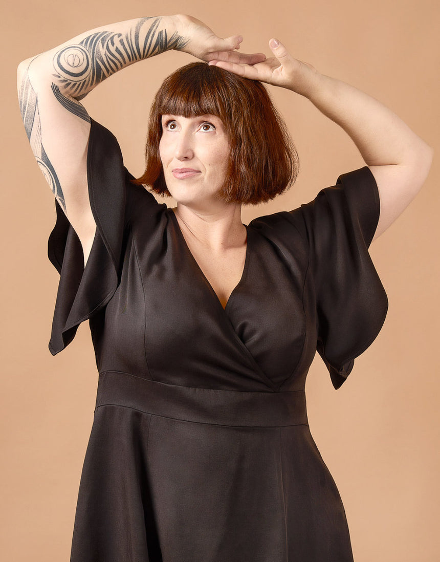 Magnolia Dress PDF Download Sewing Pattern, Deer & Doe