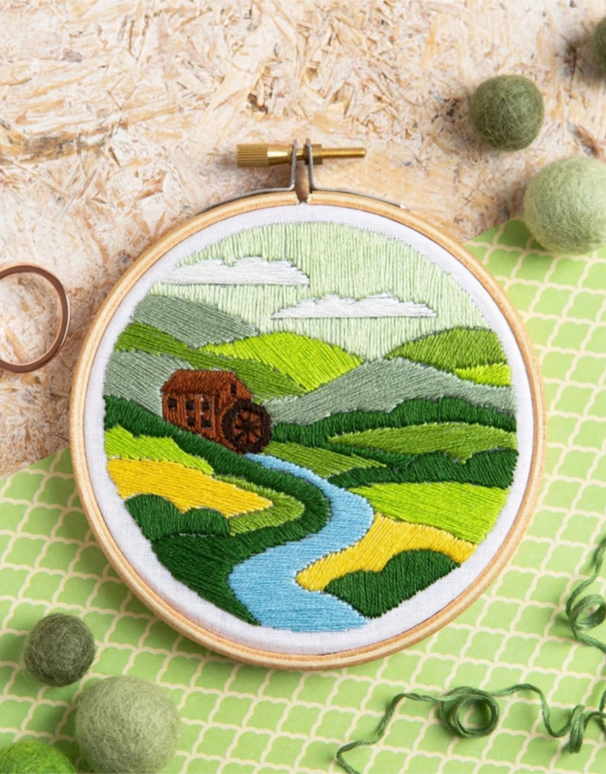 Millstream Mini Embroidery Kit, Hawthorn Handmade