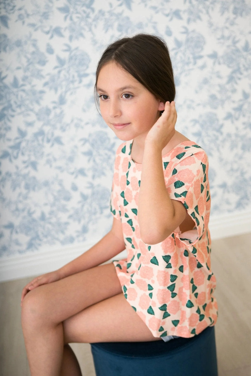 Miss Palma Top Girls Paper Sewing Pattern, Maison Fauve