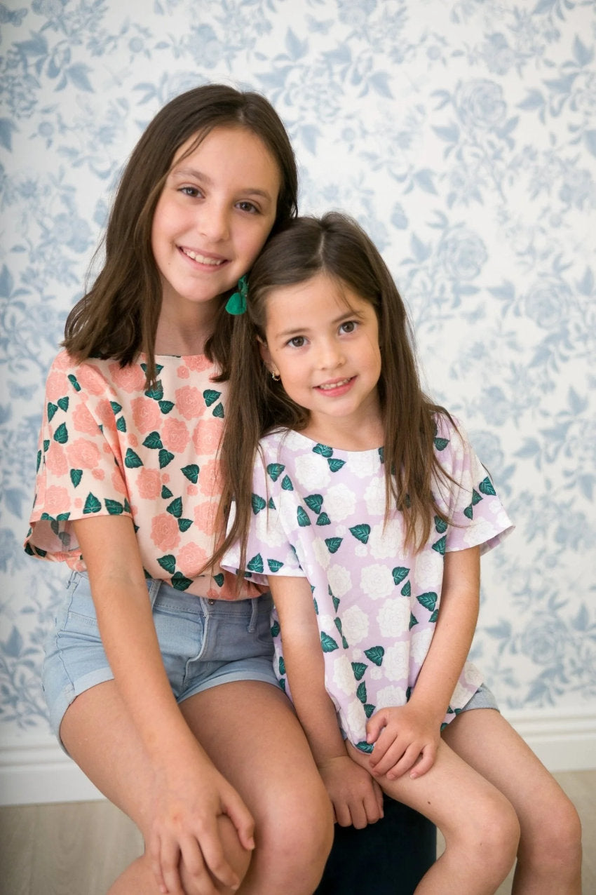 Miss Palma Top Girls Paper Sewing Pattern, Maison Fauve