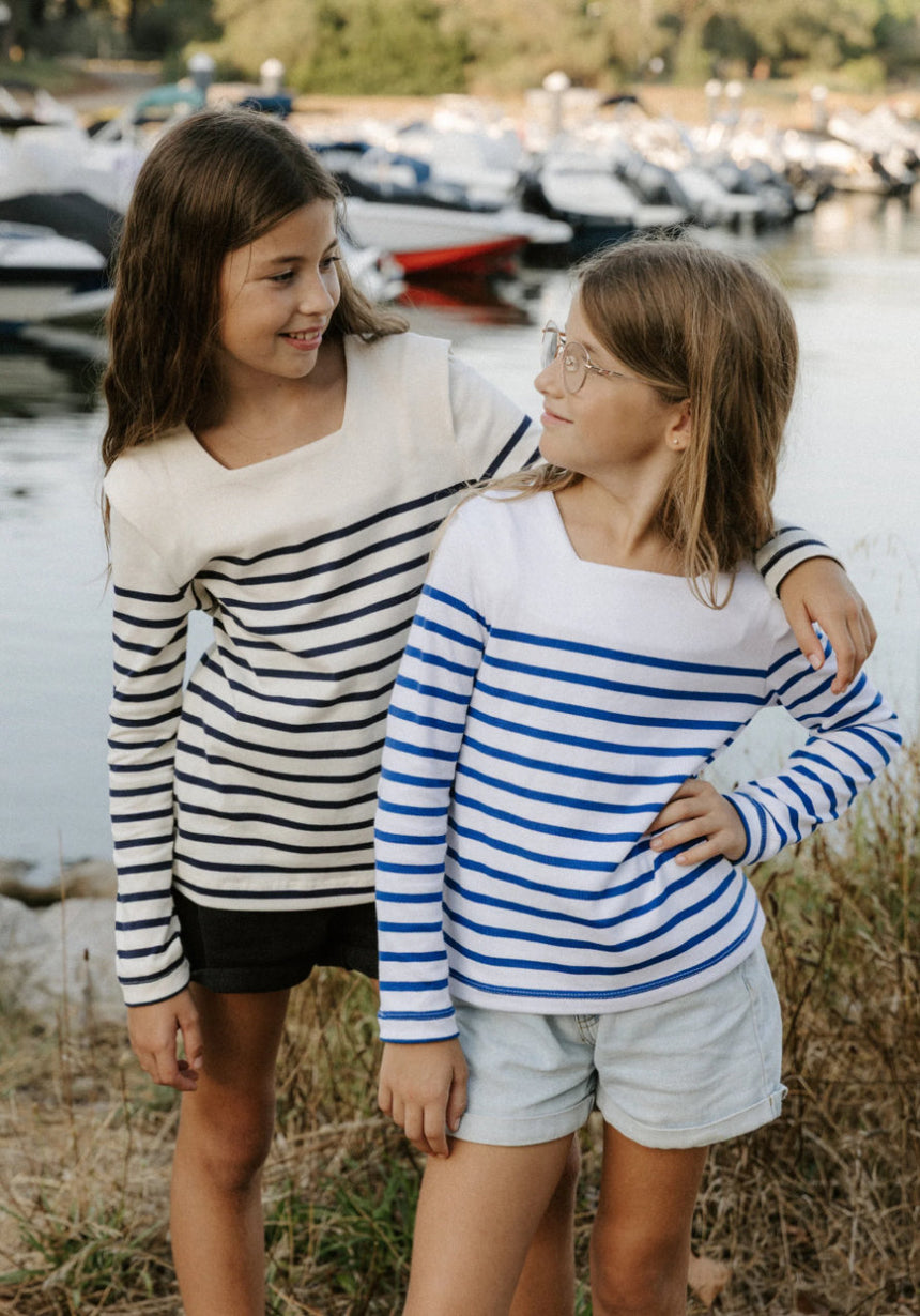 Miss Pirate Breton Top Girls Paper Sewing Pattern, Maison Fauve
